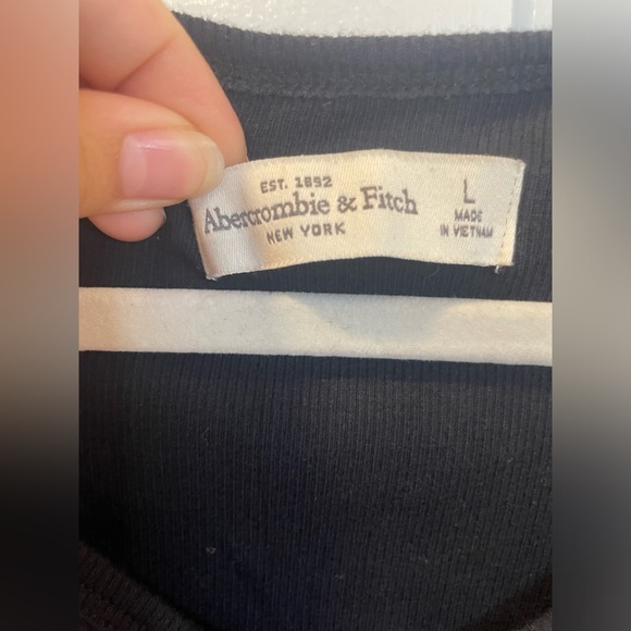 abercrombie & fitch long sleeve shirt with lace - Picture 3 of 7